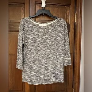 Size small gray light weight sweater by Loft size small